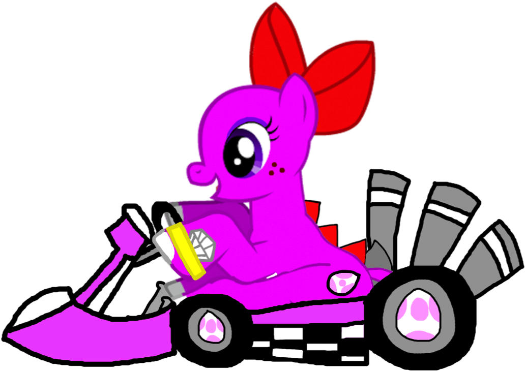 Birdo Images Birdo As A Pony In Her Kart Hd Wallpaper Clipart (1050x749), Png Download