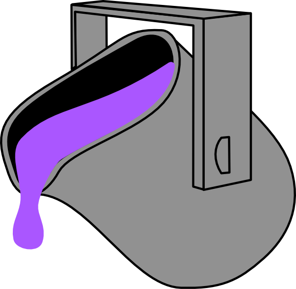 Drawing Of A Melting Pot Clipart (600x586), Png Download