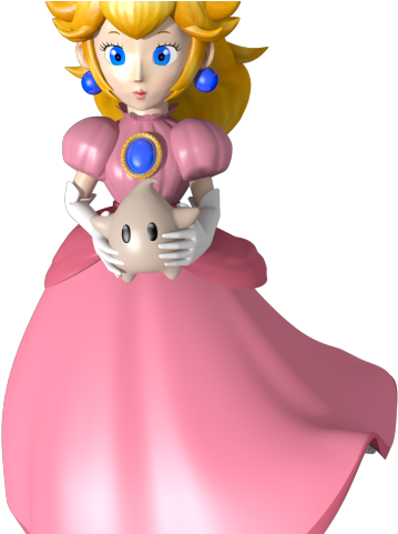 Princess Clipart Barbie - Princess Peach - Png Download (640x480), Png Download