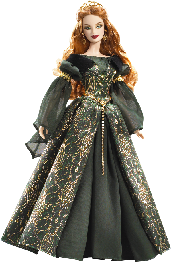 Dolls Collection Images Áine™ Barbie® Doll 2008 Hd - Barbie Legends Of Ireland Clipart (640x950), Png Download