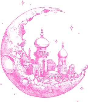 #moon #pixel #art #pixelart #kawaii #japanese #villa - Transparent Moon Pixel Art Clipart (500x333), Png Download