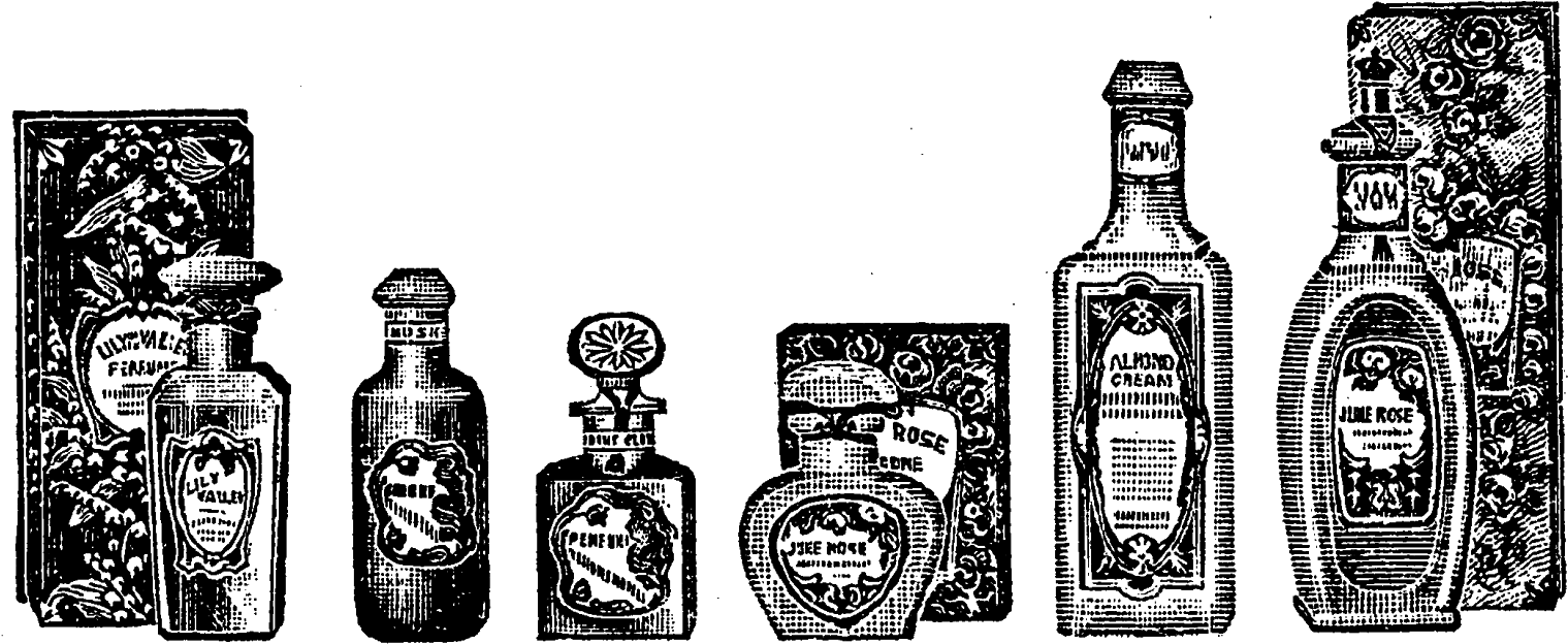 Bottles And Gift Box Designs - Vintage Alcohol Illustration Png Clipart (1600x674), Png Download