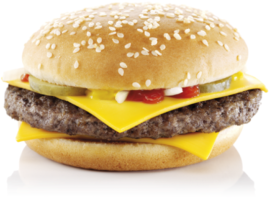 Mcdonalds Quarter Pounder Uk Clipart (550x650), Png Download
