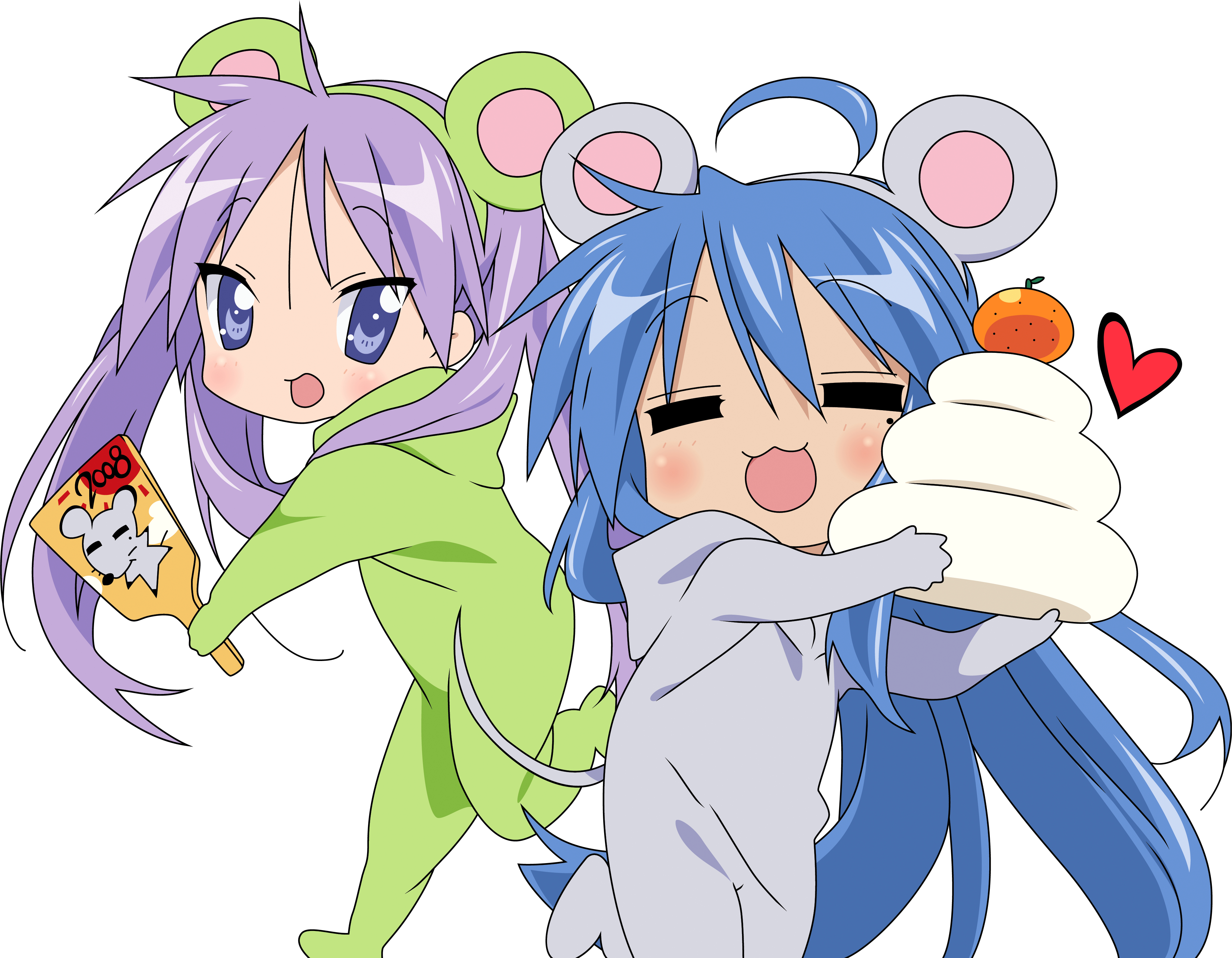 Danbooru - Lucky Star Clipart (4101x3190), Png Download