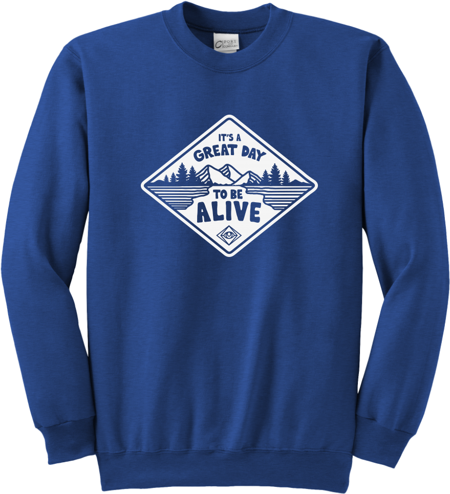 Great Day Youth Crewneck - Crew Neck Clipart (1024x1024), Png Download
