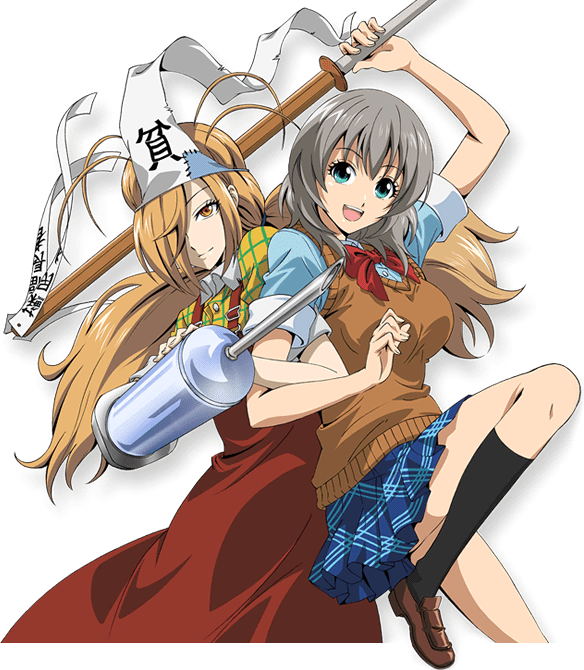 Good Luck Girl Is Also A Great Anime That Is So Funny - Binbougami Ga Anime Clipart (584x670), Png Download