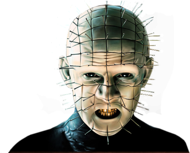 Hellraiser Sticker - Horror Happy New Year Clipart (500x307), Png Download
