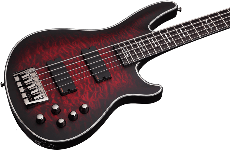 Schecter Hellraiser Extreme-5 Electric Bass - Schecter Hellraiser Bass Clipart (800x800), Png Download