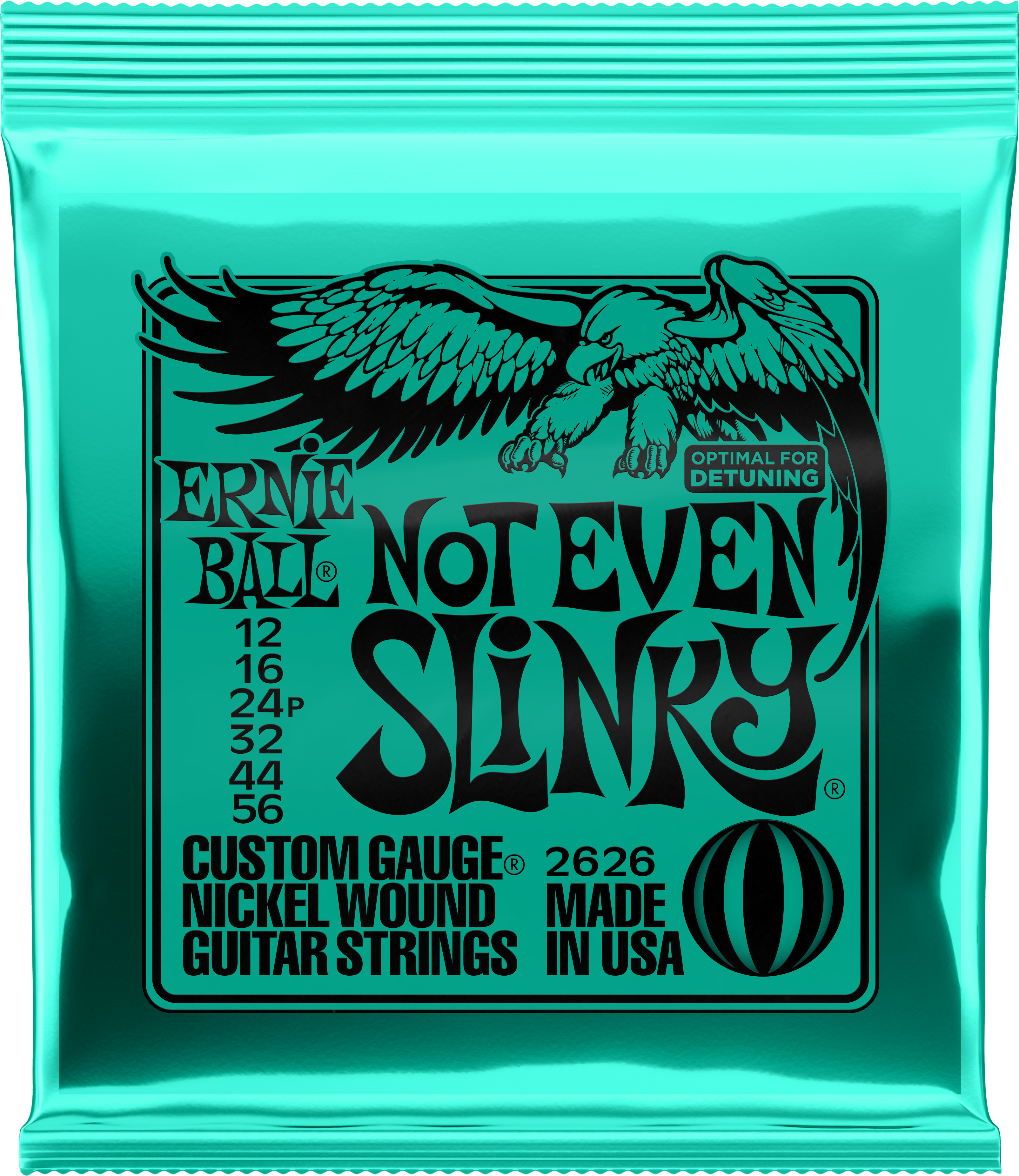 2626 Not Even Slinky Nickel Wound Electric Guitar Strings - Ernie Ball Not Even Slinky Clipart (4000x4000), Png Download