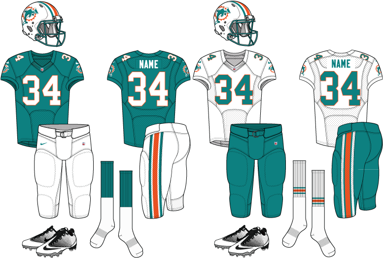 Miami-dolphins Zps8f3a4acb - Jaguars Uniform Concept Clipart (792x612), Png Download