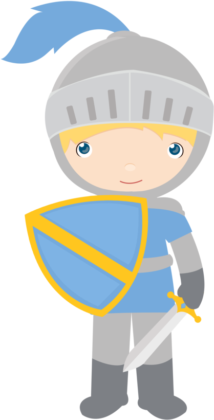 Fiesta Medieval, Medieval Party, Clipart Boy, Cute - Knight Clipart Transparent Background - Png Download (519x900), Png Download