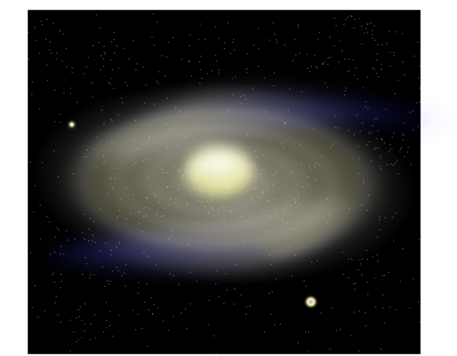 Barred Spiral Galaxy Star - Milky Way Clipart (530x750), Png Download