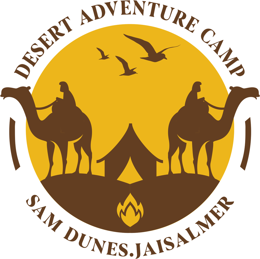 Best Camp In Jaisalmer - City Clipart (1240x1229), Png Download