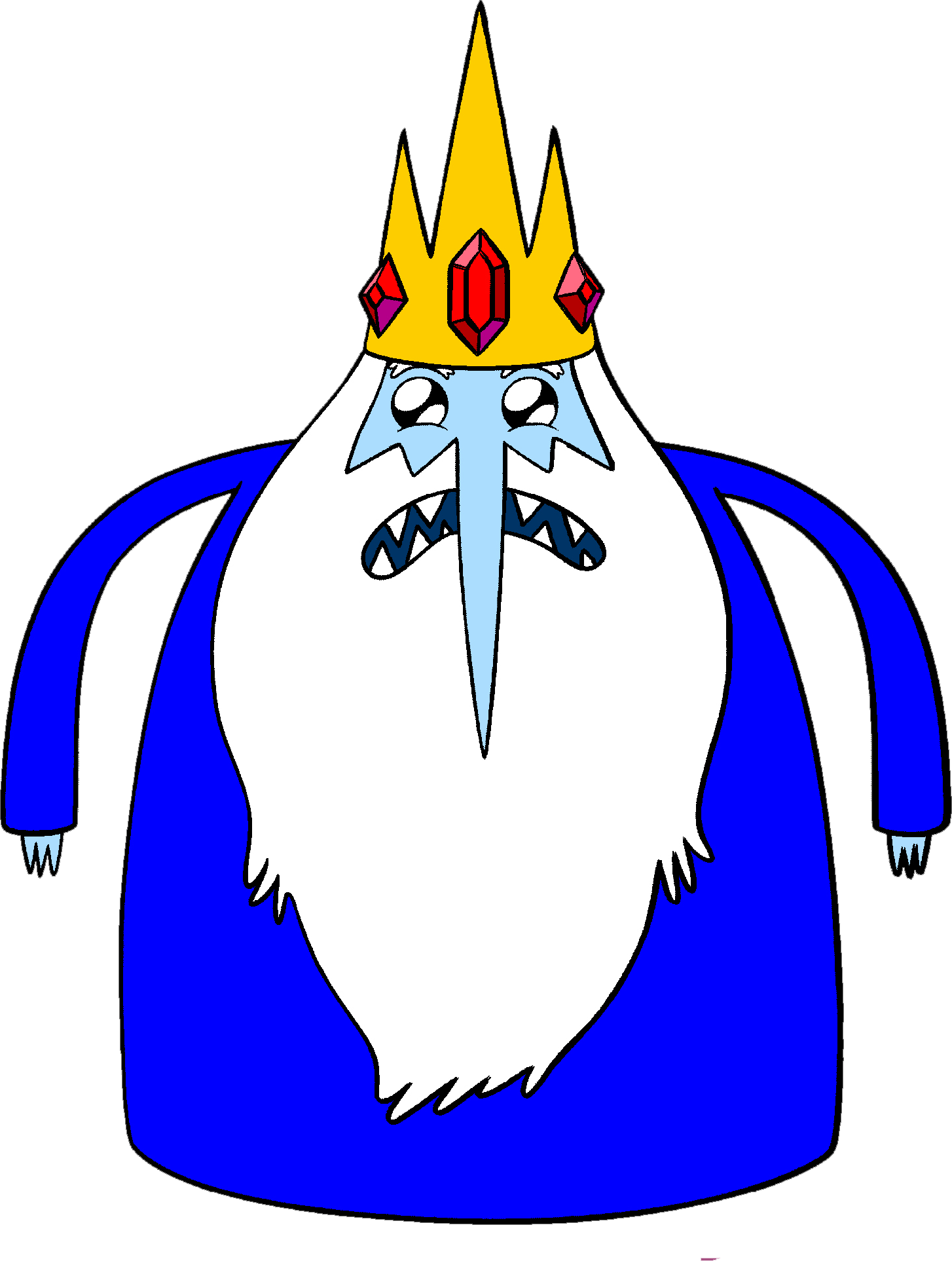 Adventure Time Ice King - Ice King From Adventure Time Clipart (1454x1925), Png Download