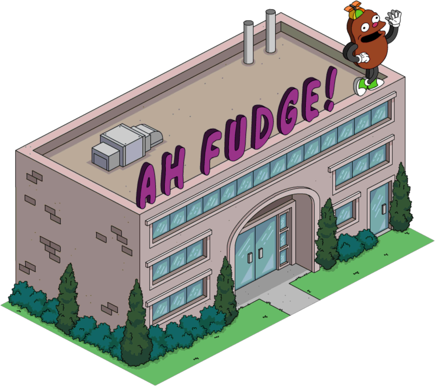 Factory Tapped Out - Ah Fudge Clipart (882x783), Png Download
