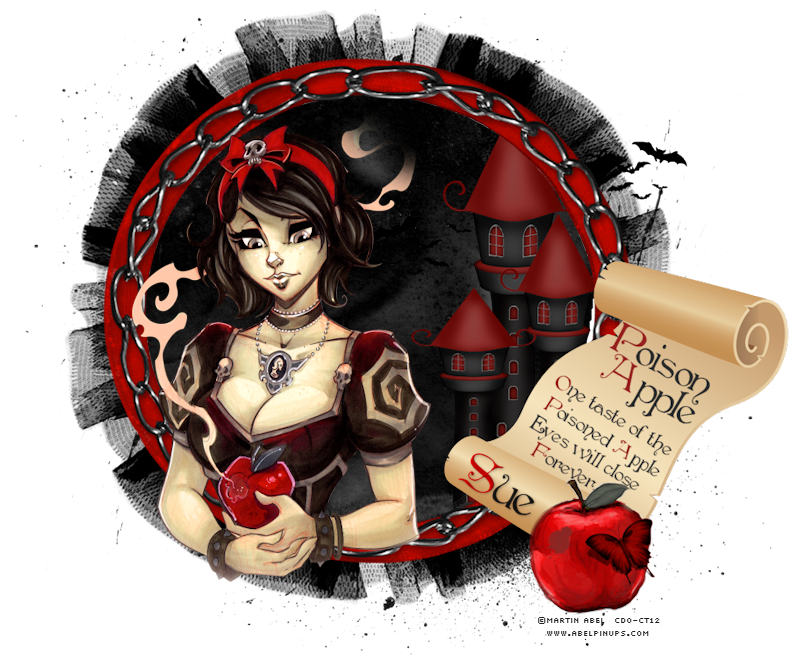 Photo Poison Apple - Illustration Clipart (800x736), Png Download