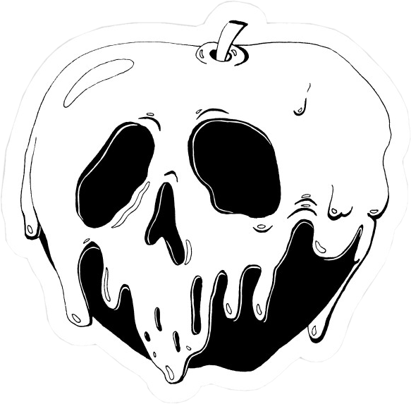 Poison Apple - T Shirt Poison Apple Clipart (583x573), Png Download