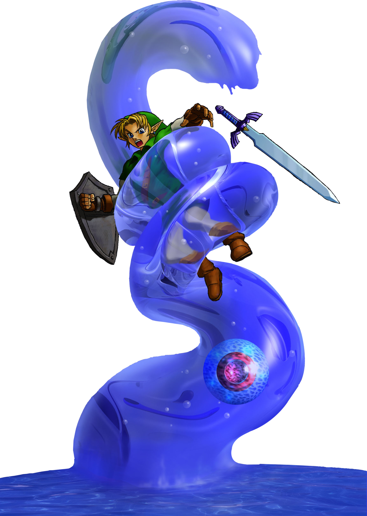 Ocarina Of Time Water Temple Boss Clipart Large Size Png Image PikPng