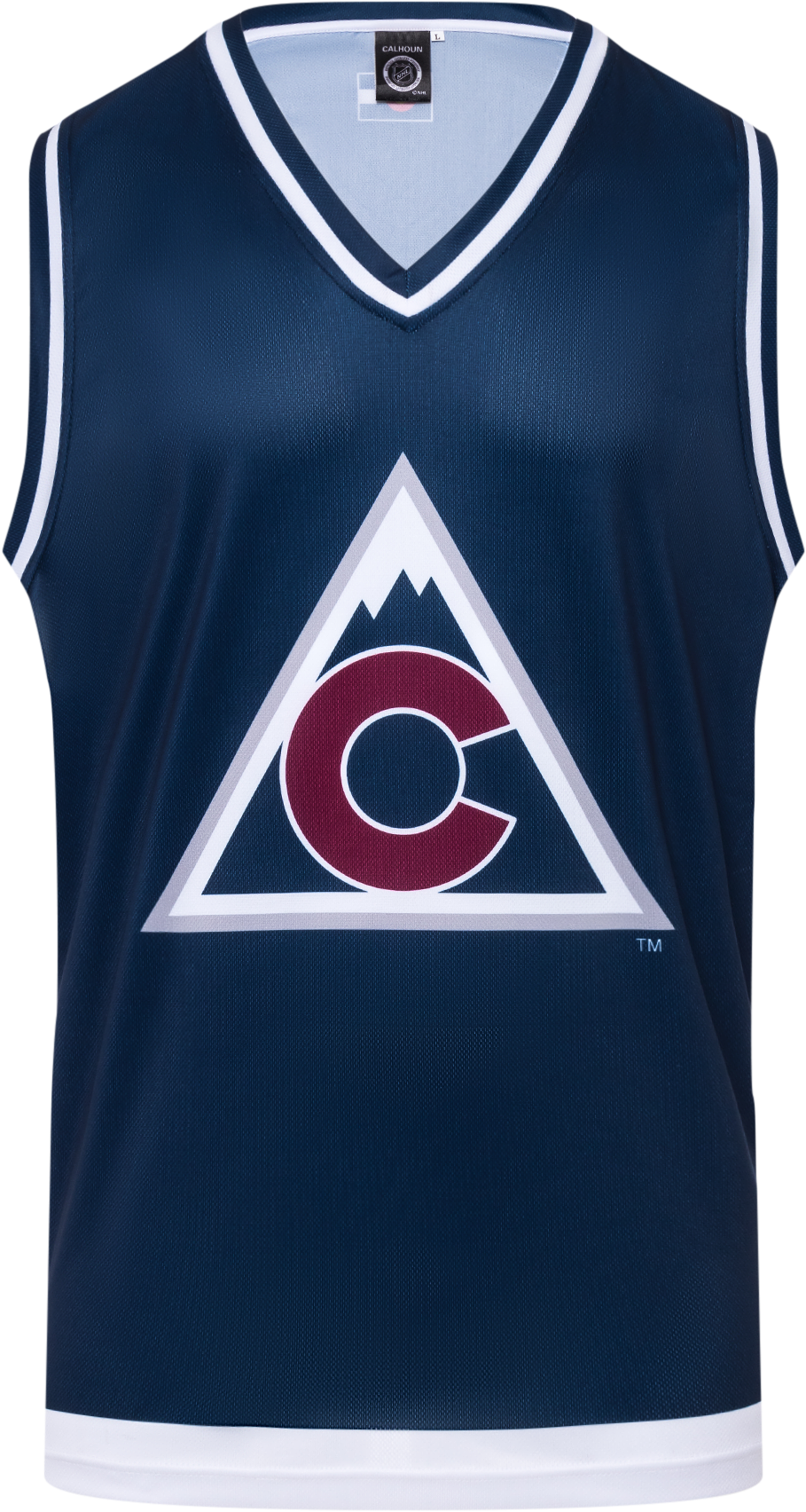 Colorado Avalanche Alt Hockey Tank - Colorado Avalanche Clipart (1500x2000), Png Download