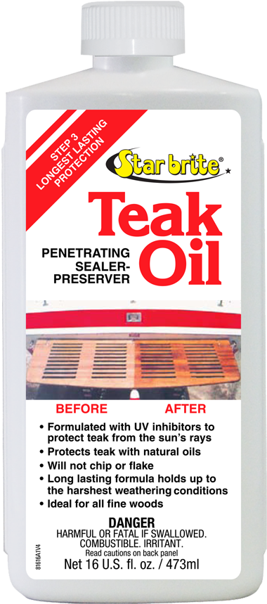 081616 - Teak Oil 81632 Clipart (397x900), Png Download