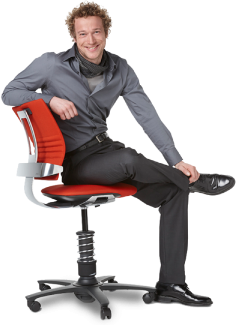 Sitting Man Png Free Download - Sitting On A Chair Png Clipart (600x658), Png Download