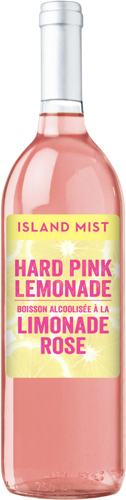 Island Mist Hard Lemonade Bottle - Glass Bottle Clipart (453x1024), Png Download