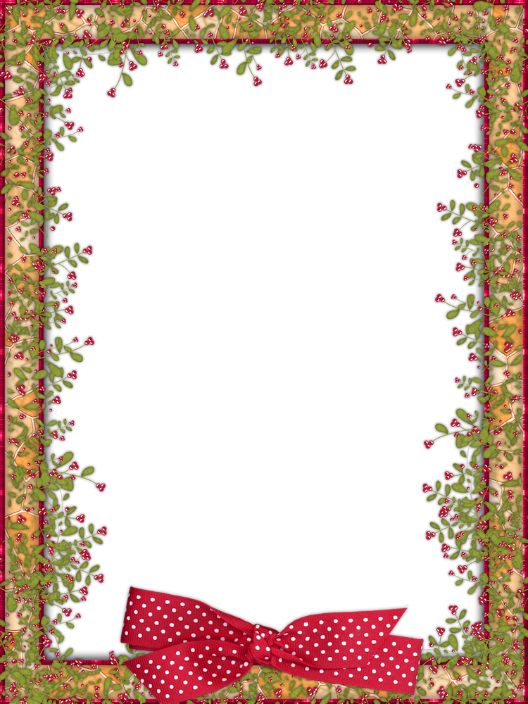 Christmas Border, Christmas Frames, Borders For Paper, - Picture Frame Clipart (750x1000), Png Download