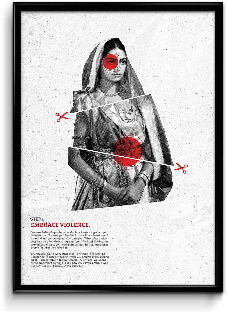 Buzzfeed Indiaverified Account - Indian Women Violence Posters Clipart (912x1128), Png Download