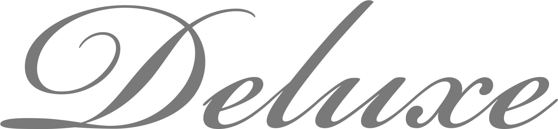 Deluxe Auto Sales Logo - Hotel Deluxe Clipart (1929x449), Png Download