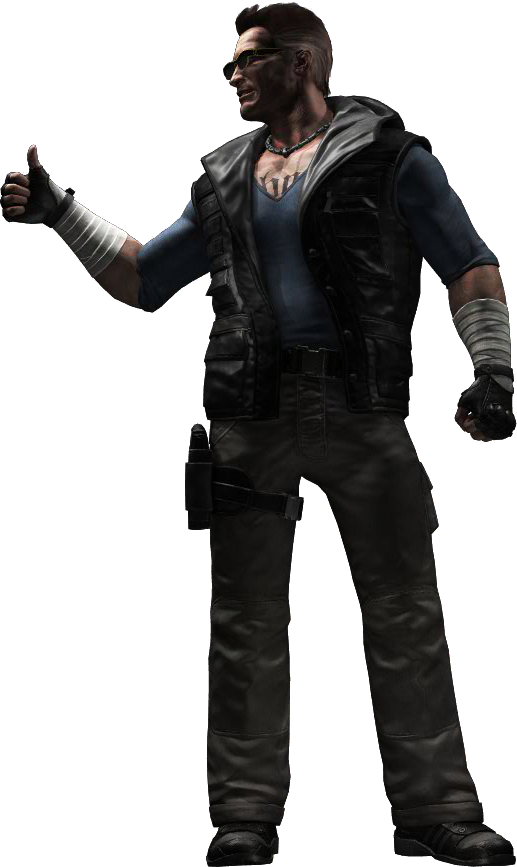 Bio Tower Tower2 - Mortal Kombat X Johnny Cage Render Clipart (517x867), Png Download