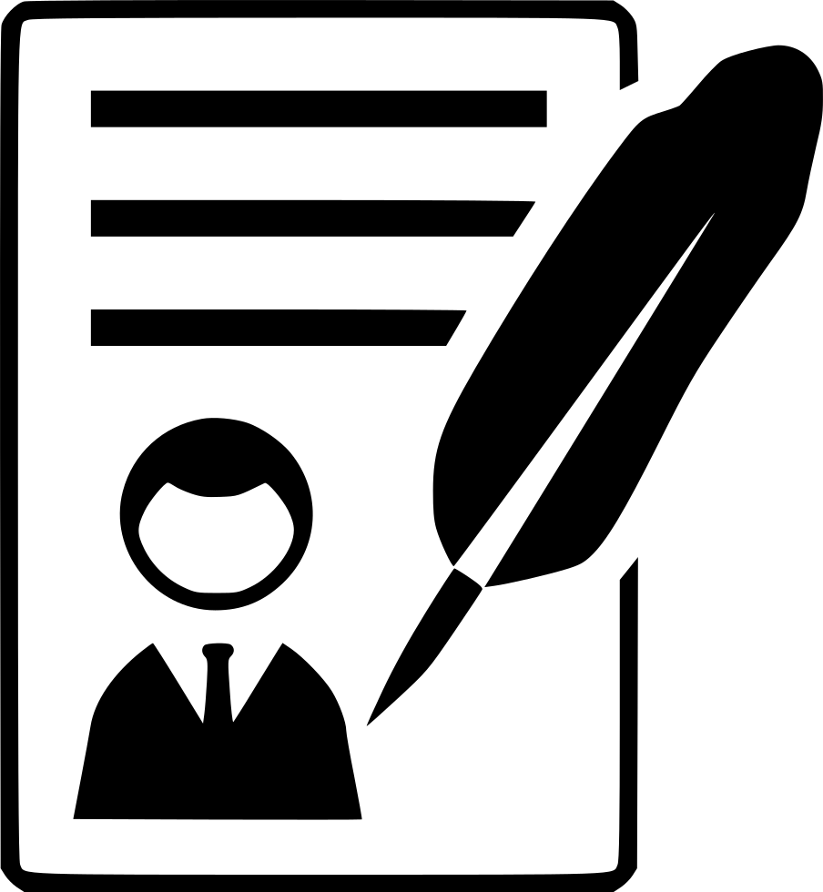Biographies Clipart Law Book - Biography Icon Free - Png Download (904x980), Png Download