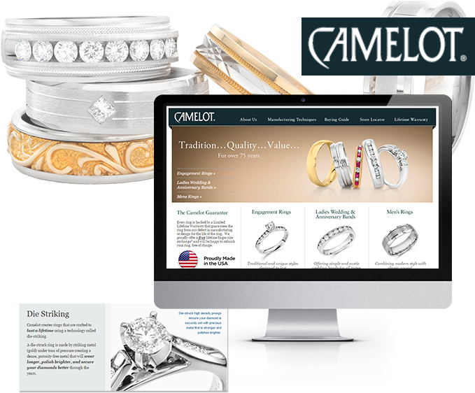 Camelot Bridal, One Of America's Premier Jewelry Manufacturer's - Auto Service Clipart (679x562), Png Download