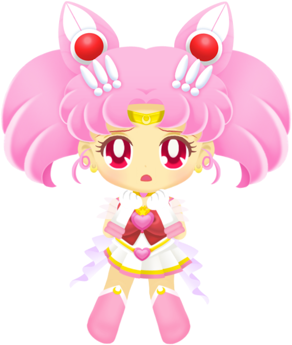 Sailor Moon Drops - Sailor Moon Drops Chibi Moon Clipart (575x697), Png Download