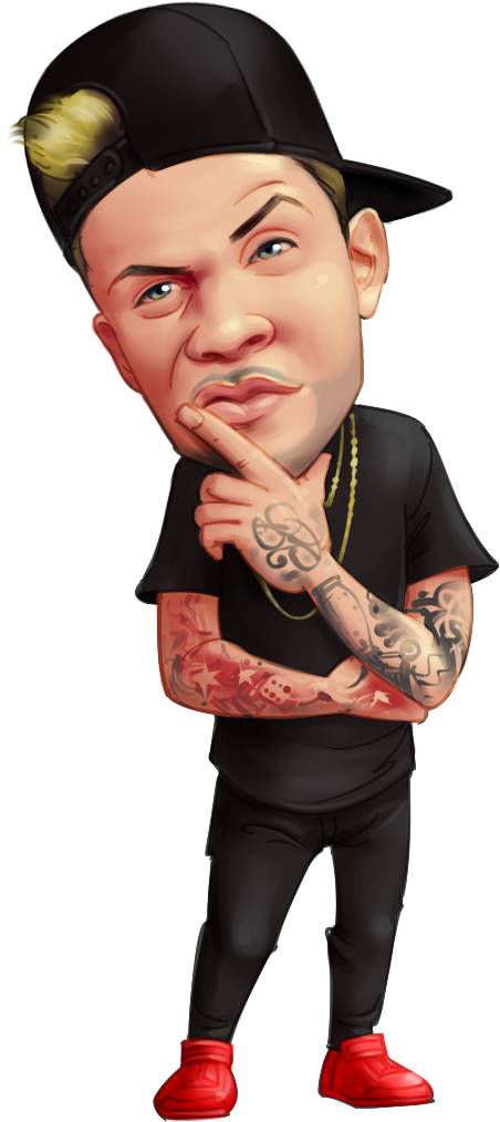 Caricature Png - Man Caricature Png Clipart (800x1200), Png Download