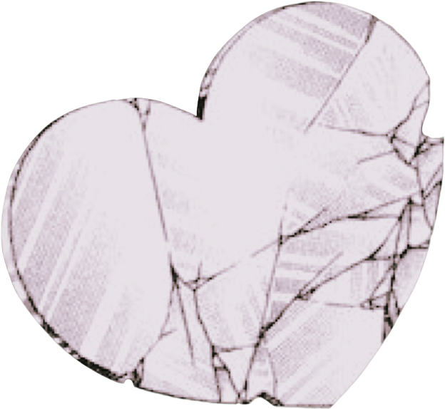 #heart #broken #cracked #pink #nolove - Darkness Clipart (1024x1024), Png Download