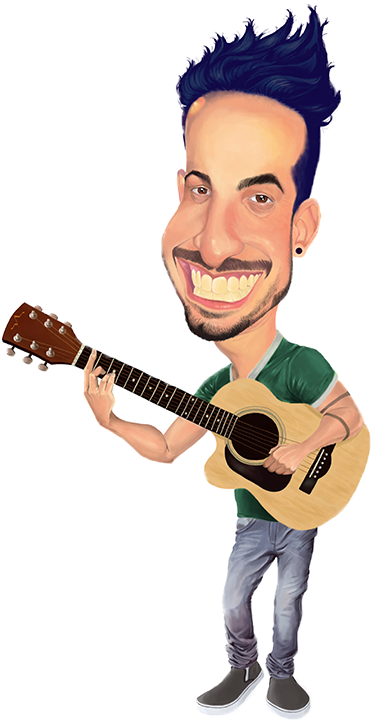 Ffull Body Premium Caricature - Cartoon Clipart (1322x1063), Png Download