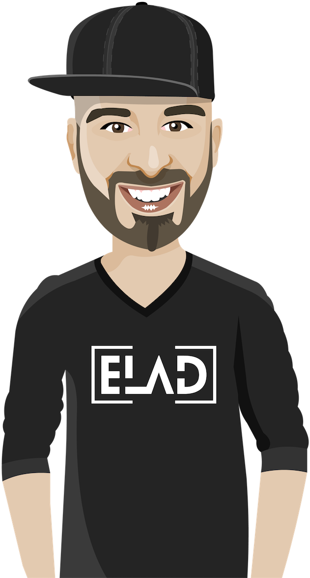 Elad-caricature - Cartoon Clipart (1200x1200), Png Download