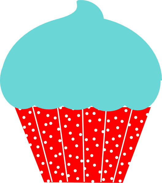 Cupcake Svg Clip Arts 528 X 596 Px - Cupcake Clipart Black - Png Download (528x596), Png Download