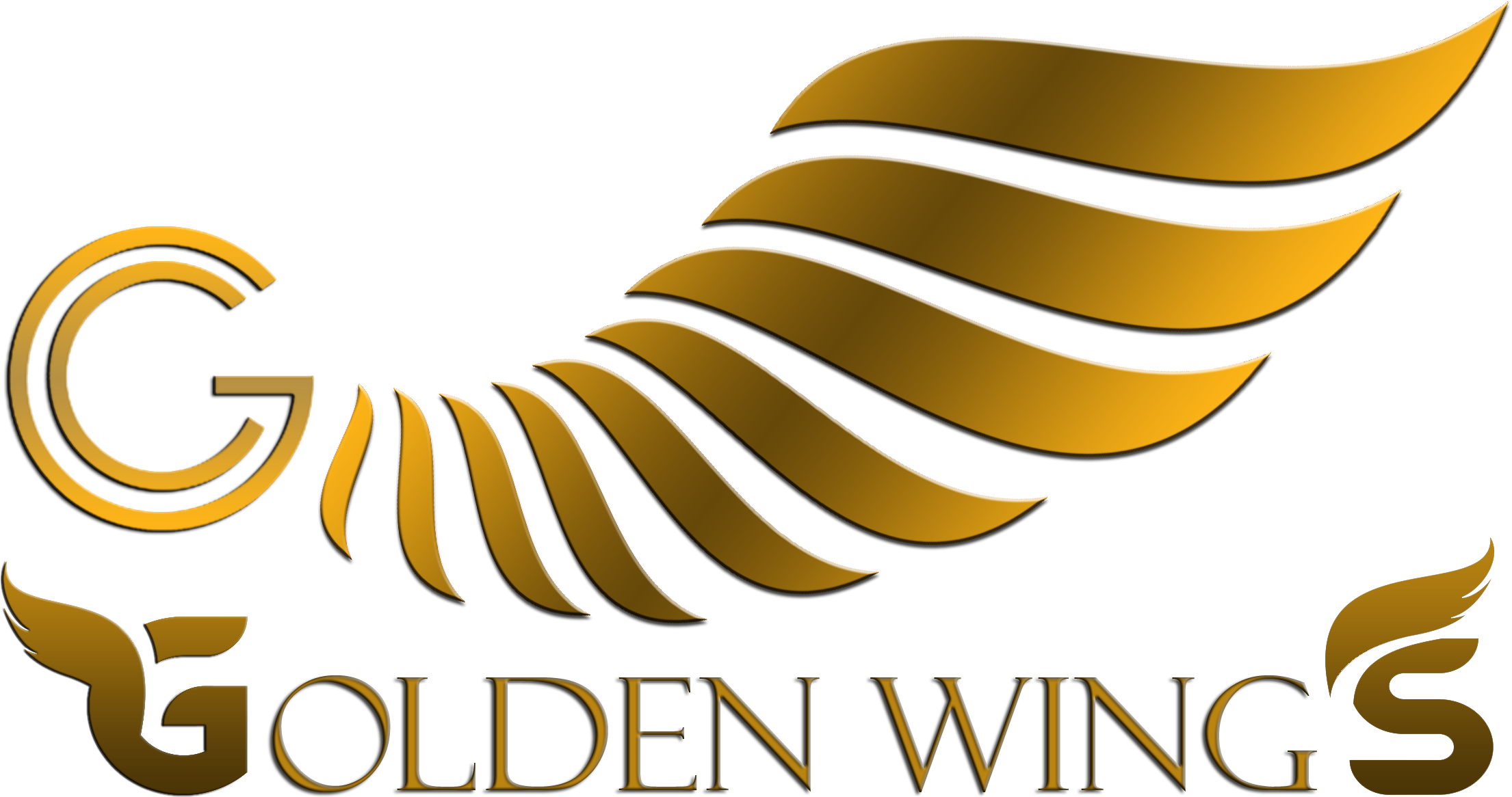 Golden Wings Help Is A Crowd Funding Forced Matrix - Graphic Design Clipart (2298x1232), Png Download