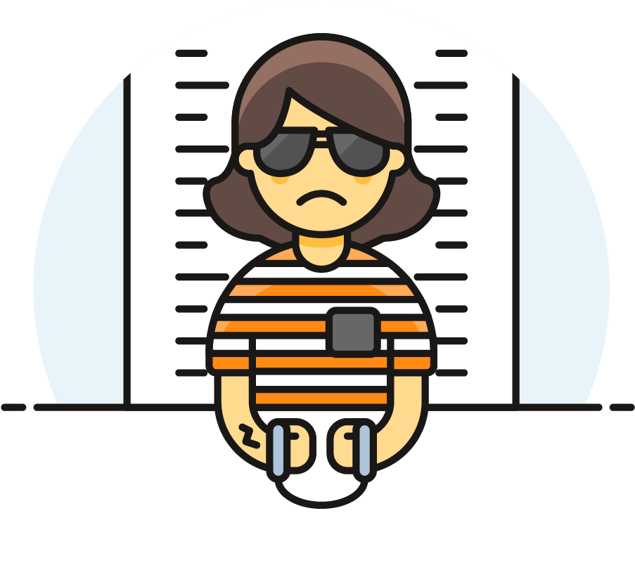 115 Prisoner Female Asian - Cartoon Clipart (1025x1148), Png Download