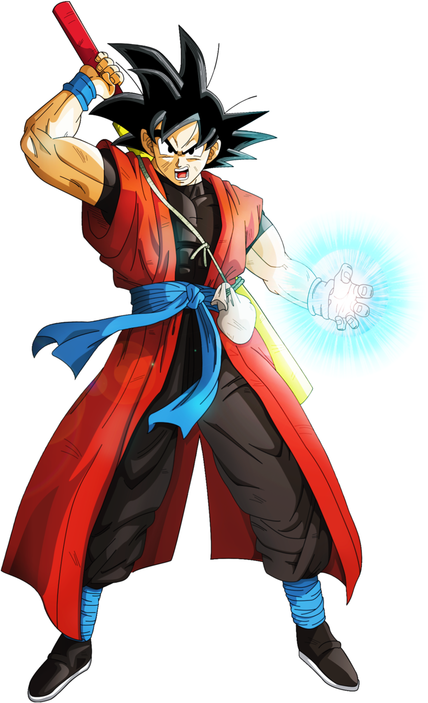 Png - Dragon Ball Z Xeno Goku Clipart (1000x1394), Png Download