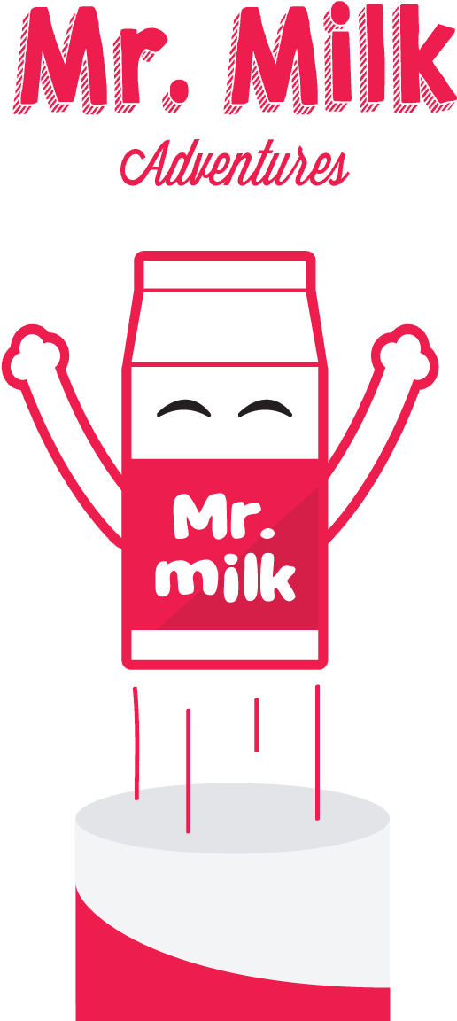 Mr - Milk Adventures - Illustration Clipart (874x1240), Png Download
