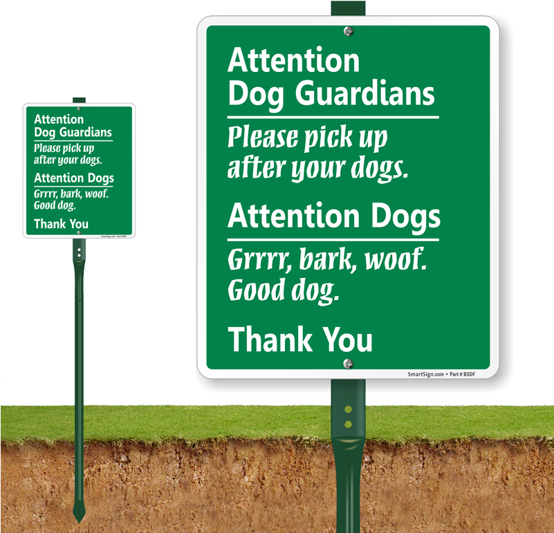 Attention Dog Guardian Sign - Warning German Shepherd Sign Clipart (800x800), Png Download