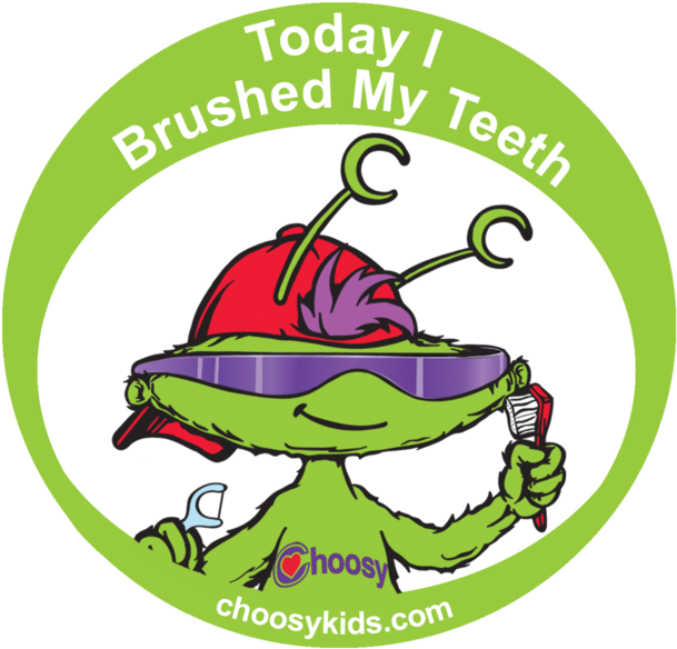 Brushed My Teeth Sticker Clipart (1024x732), Png Download