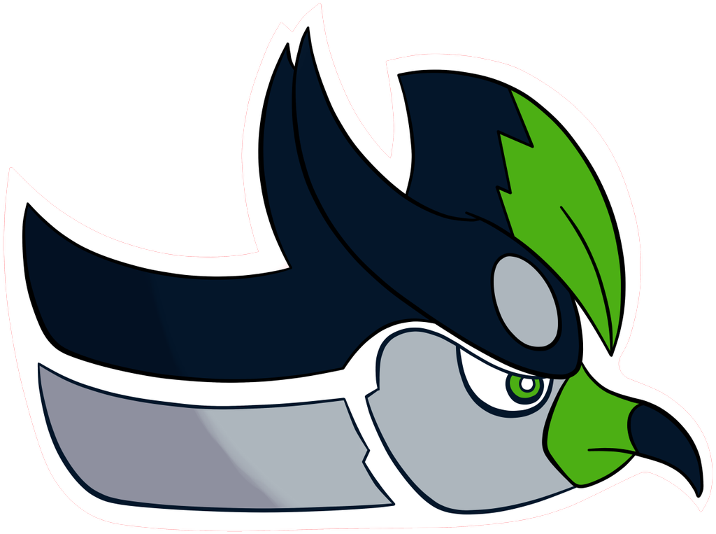 Seattle Staraptors - Cartoon Clipart (1024x763), Png Download