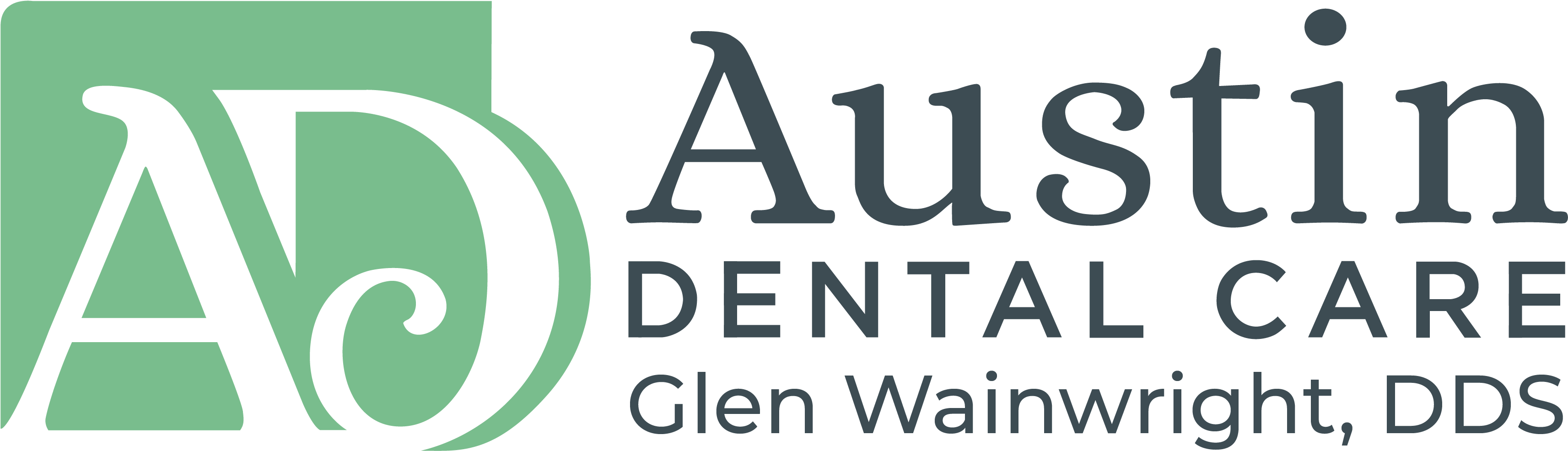 Austin Dental Care Westlake Dentist - Human Action Clipart (3561x1076), Png Download