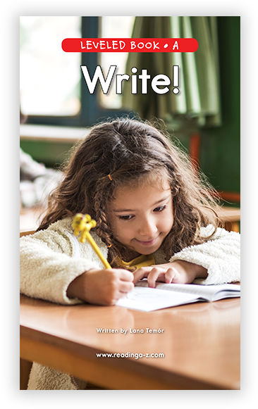 Write - Little Girl In School Clipart (600x600), Png Download