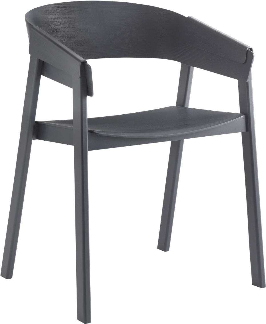 Svg Library Stock Cover Chair Png Image Purepng Free - Muuto Cover Chair Black Clipart (2000x2000), Png Download