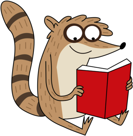 Rigby Reading Regular Show Clipart (644x600), Png Download