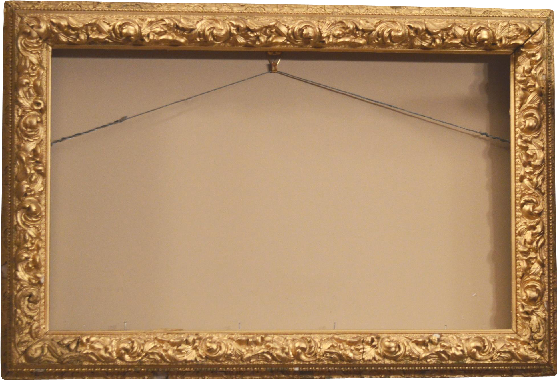 Antique Wood Frame ~ Gesso Gold Gilt ~ Late 1800's - Picture Frame Clipart (1948x1948), Png Download